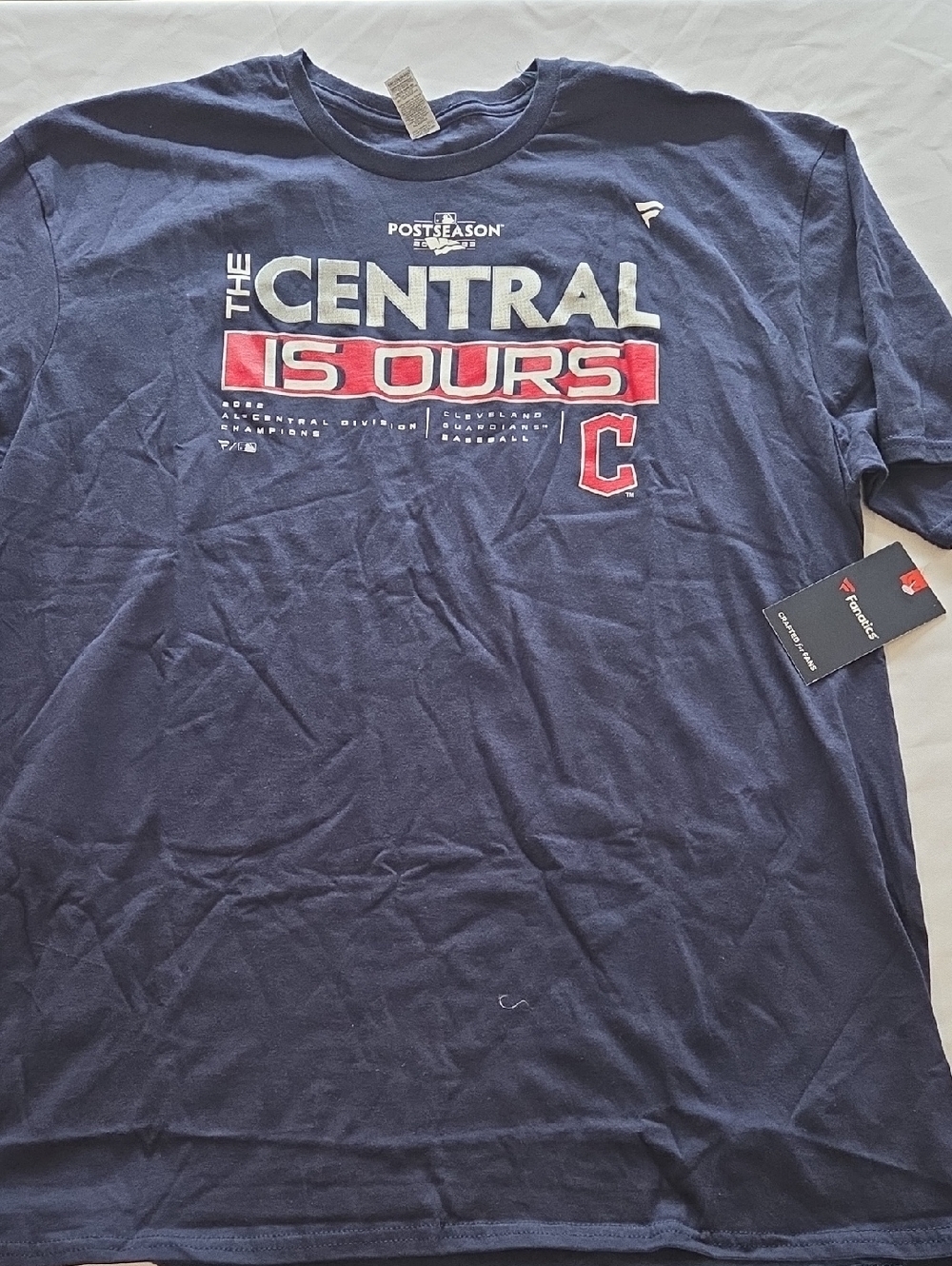 Fanatics Navy Blue 'The Central Is Ours' Short Sleeve Graphic Tee